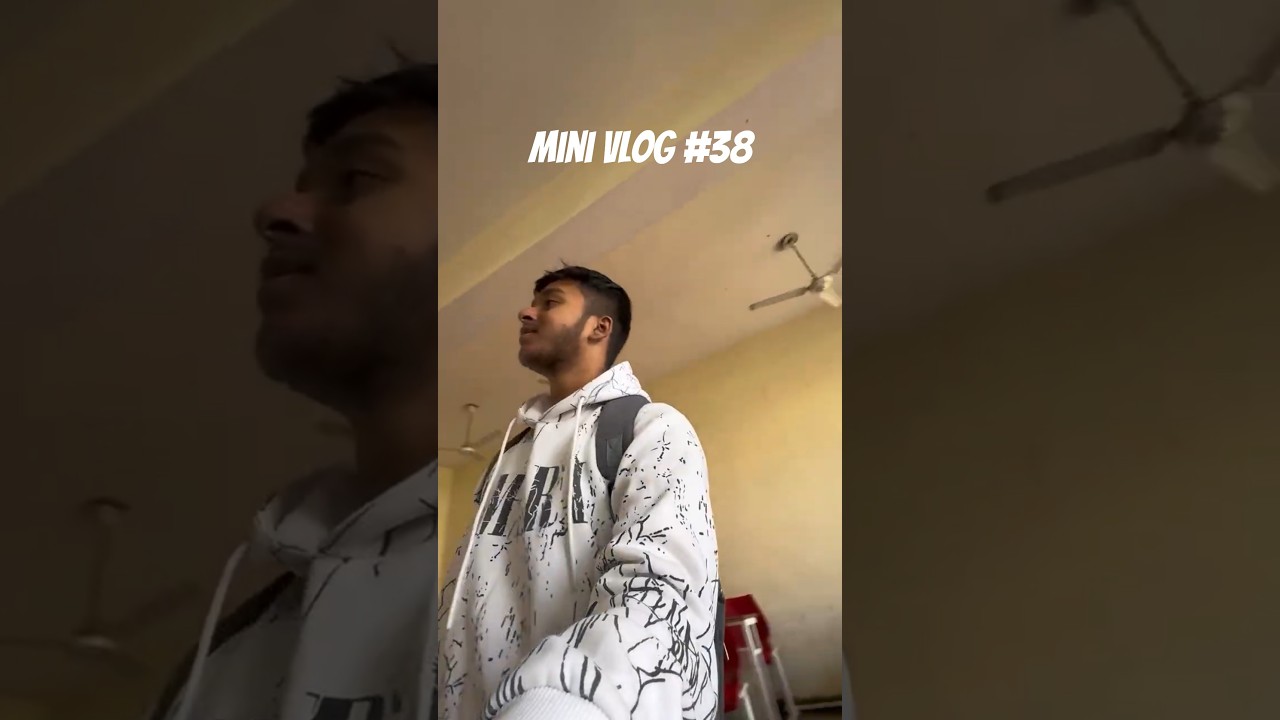 Mini Vlog -38 College Mai Mst Exam Shuru 💀👺