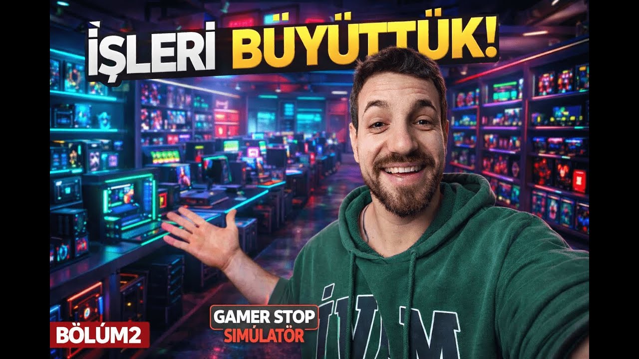 OYUN MAĞZAMIZI BÜYÜTTÜK ÇOK İYİ İŞLER YAPTIK! Gamer Stop Simülatör #2