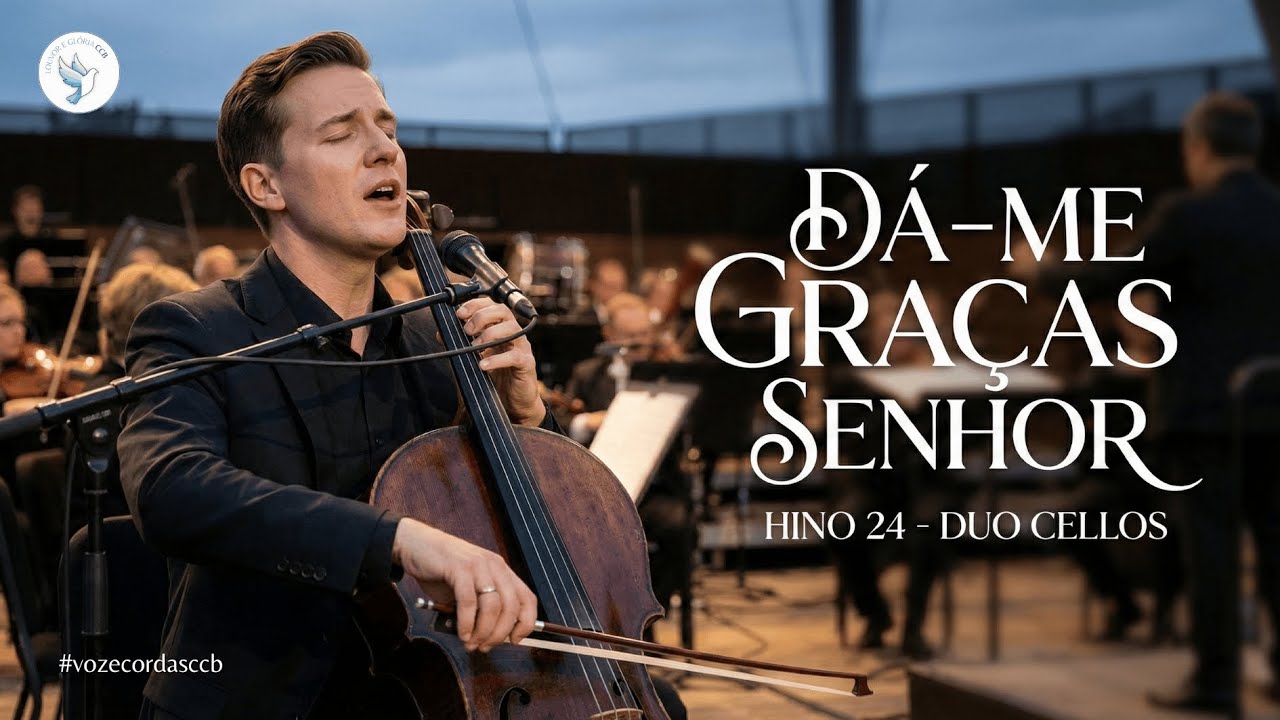 Dá-me Graça, Senhor - Hino 24 CCB Duo Cellos I COM LEGENDA