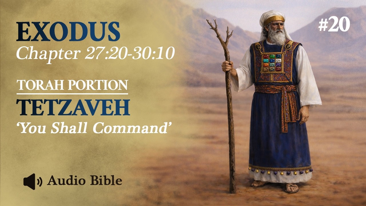 [Audio Bible] Torah Portion Tetzaveh - You Shall Command | Exodus 27:20-30:10