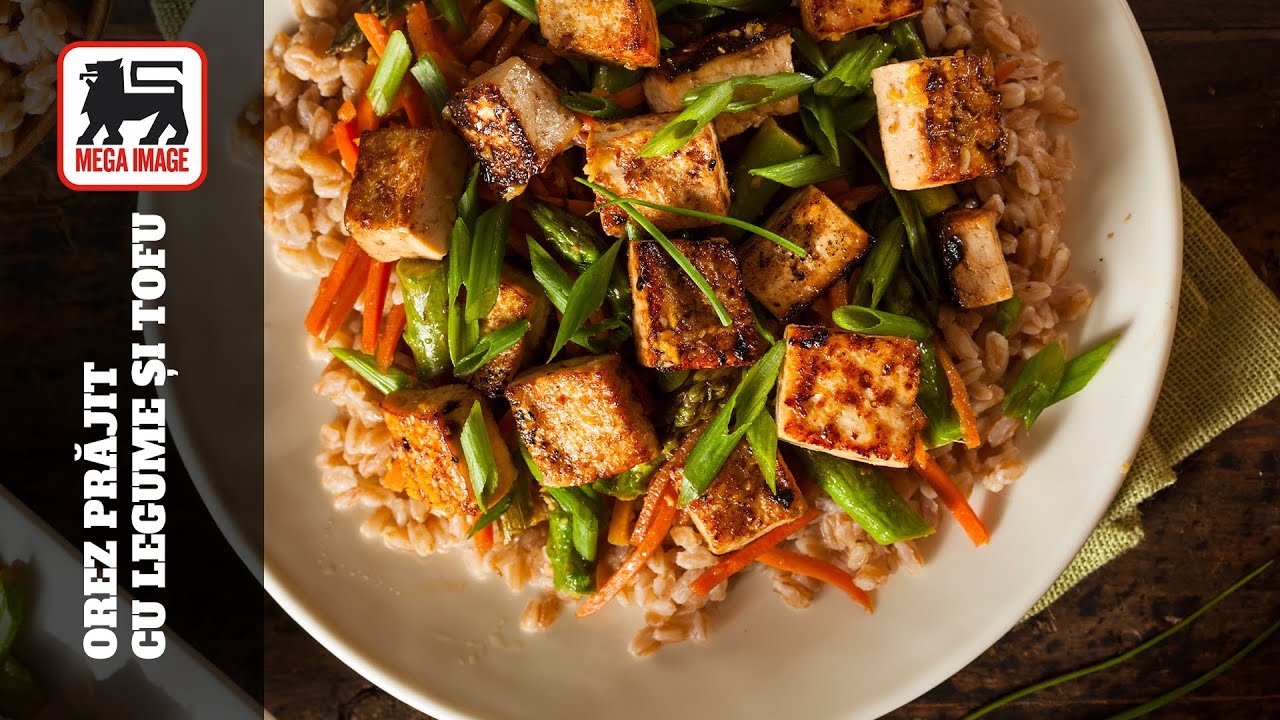 Orez prăjit cu legume și tofu | MEGA IMAGE