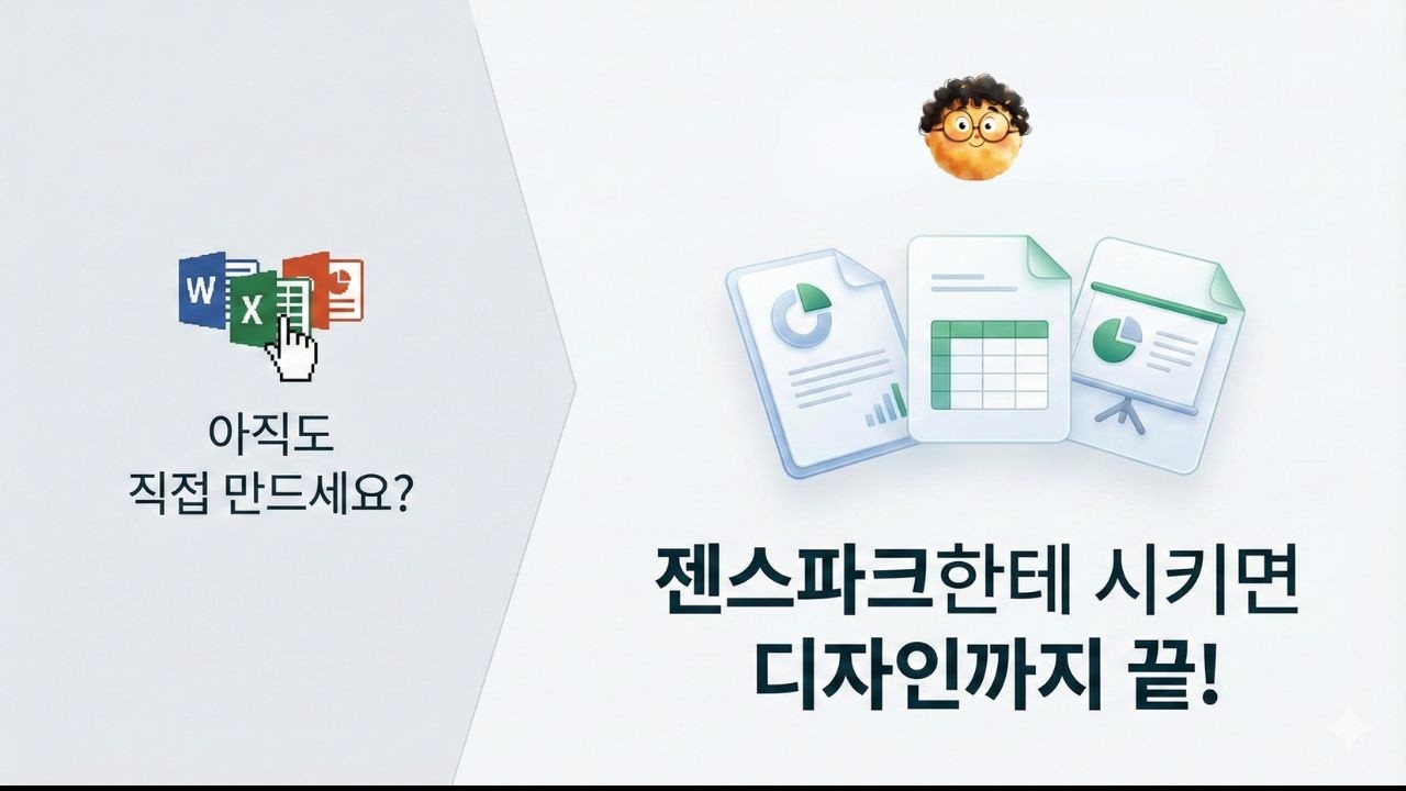 젠스파크로 전문가처럼 워드, 엑셀, PPT 만드는 법 (초간단 가이드)
