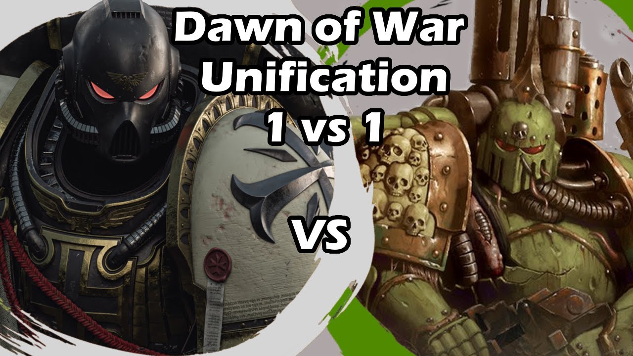 Dawn of War Unification: 1 vs 1 Black Templar (Kyle) vs Death Guard (Inferno73)