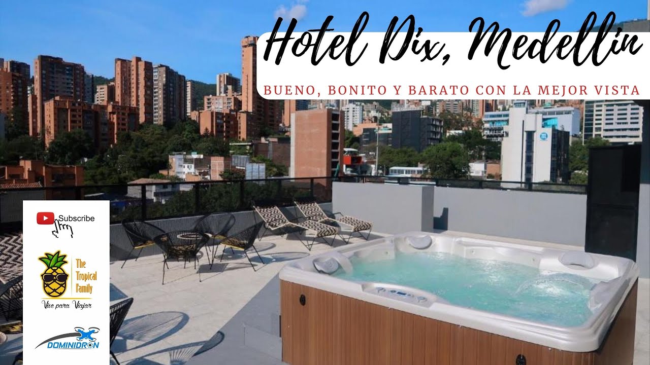 EL MEJOR HOTEL PARA QUEDARTE EN MEDELLIN 🇨🇴🏨🏊🏽‍♂️ | HOTEL DIX, COLOMBIA