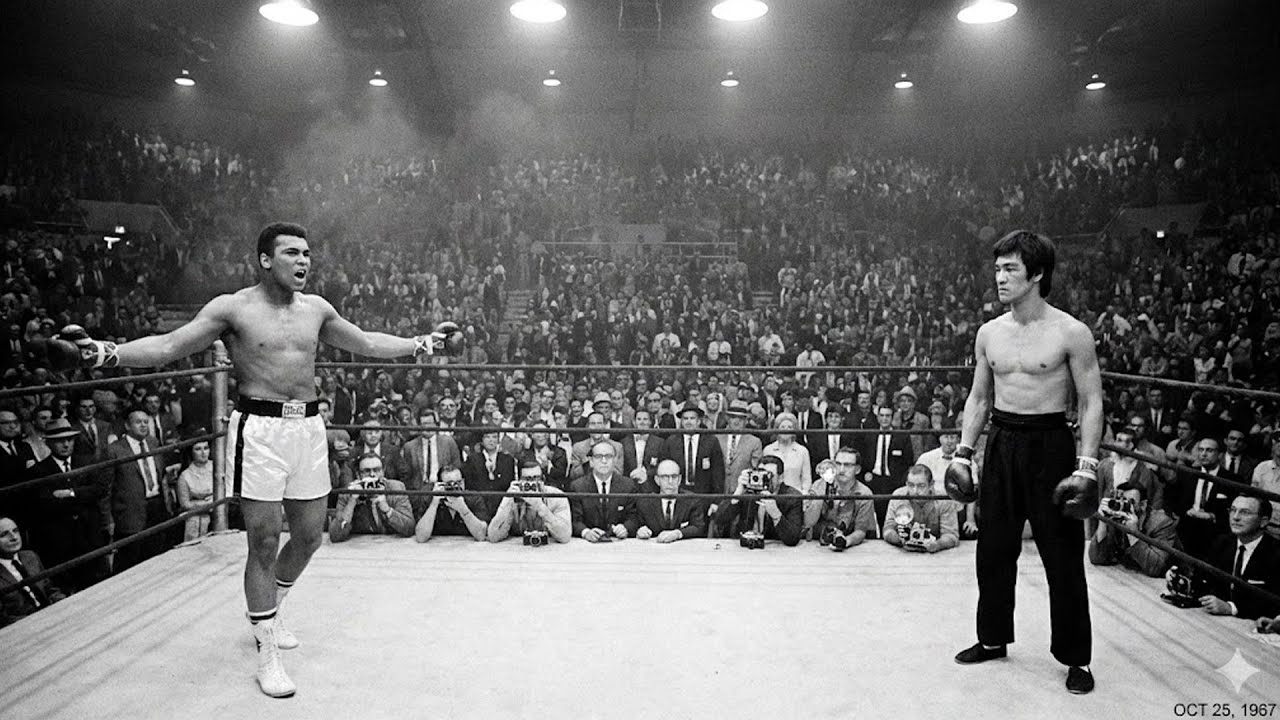 🔥 The Night Bruce Lee Dropped Muhammad Ali with a Single Strike — Witnesses Still Can’t Believe It
