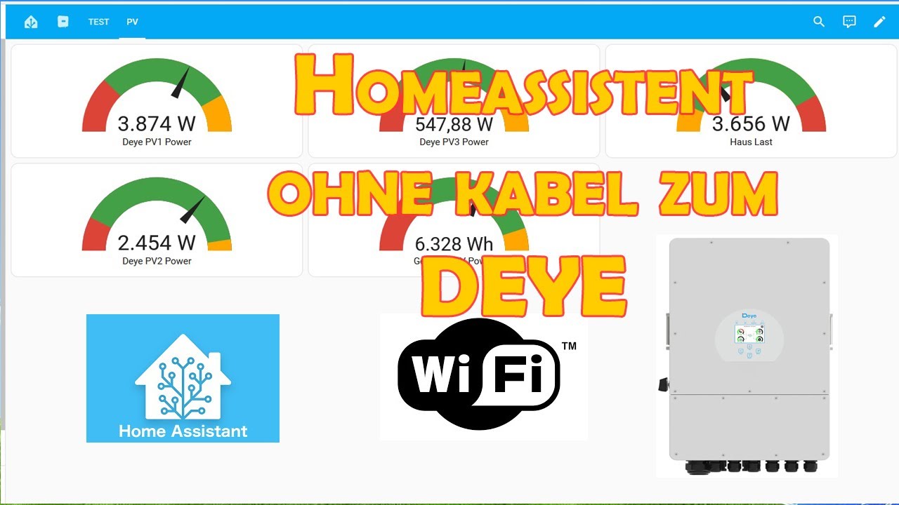 #deye mit homeassistant per W-Lan verbinden Teil1