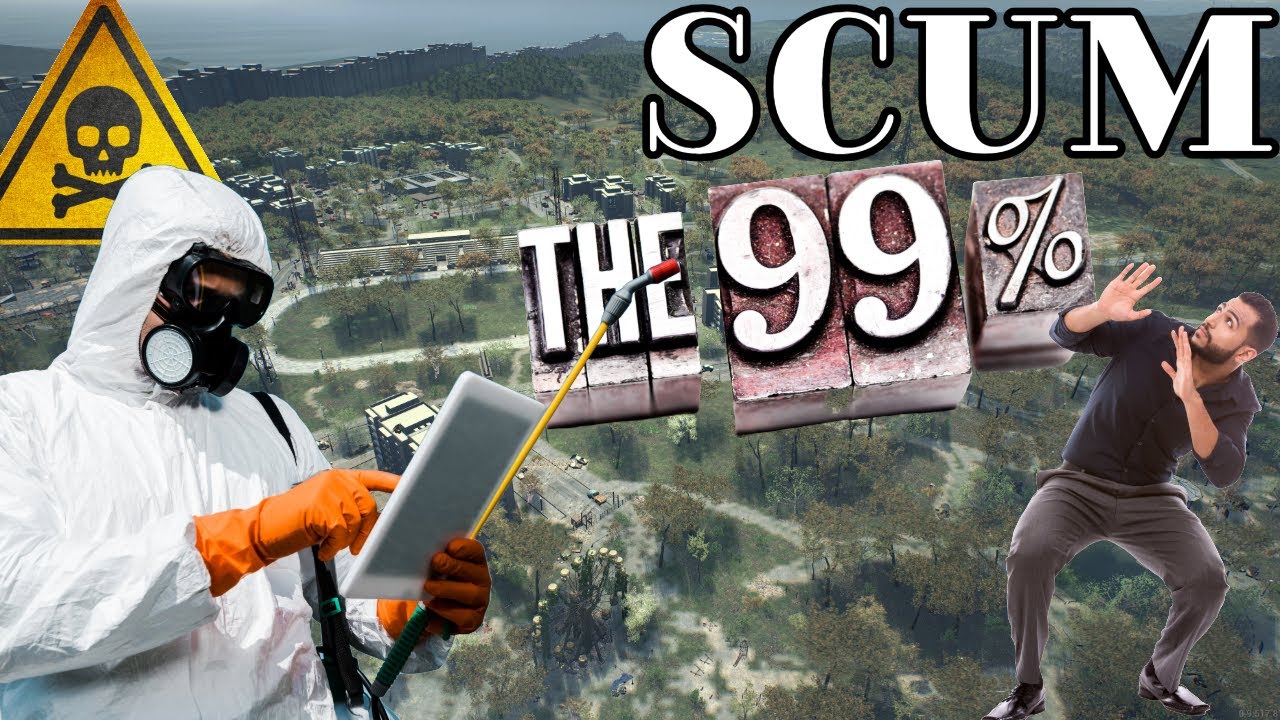 Scum 0.95 How to live in toxic city (No hazmat needed!!)