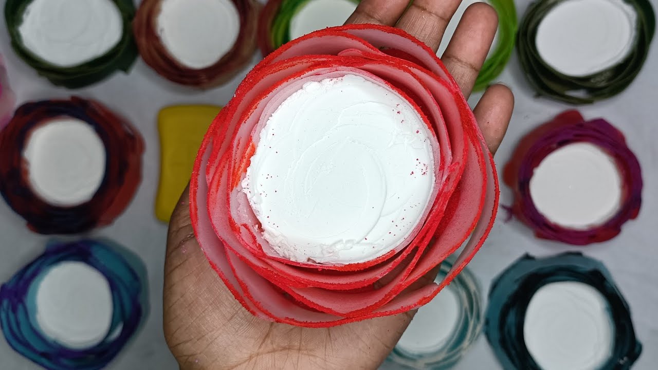 soap rose with starch video ASMR