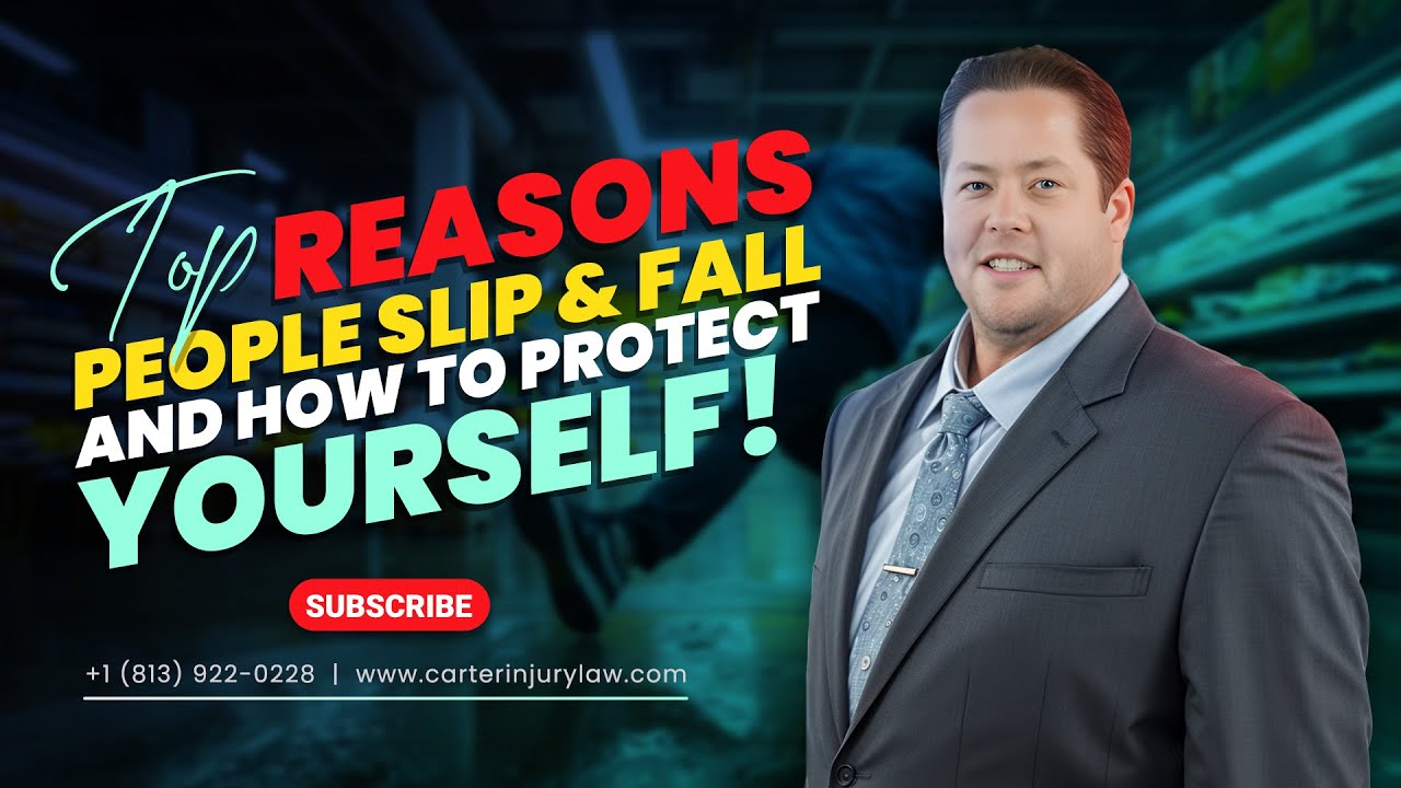 What should I do after a slip and fall accident? Personal Injury lawyer |Carter Injury Law|