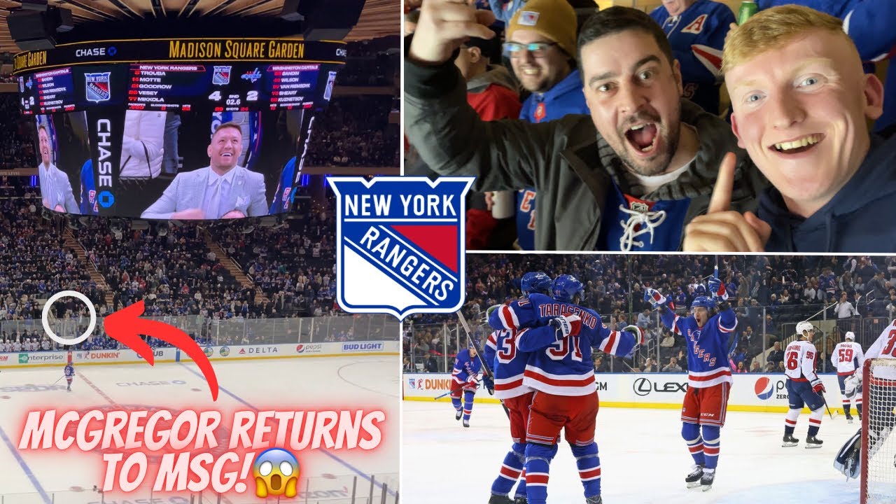 I Watched My First EVER NHL Game in NYC! 😱