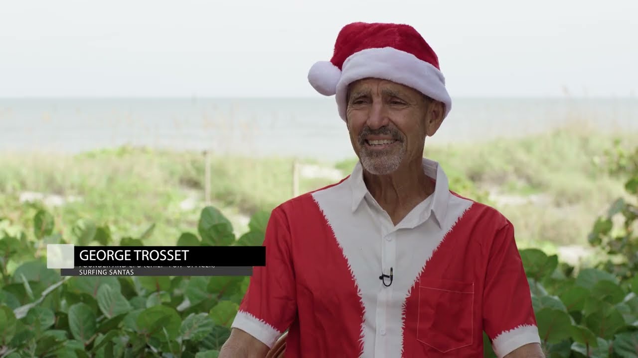 How Surfing Santas Became a Cocoa Beach Tradition | WUCF Florida Road Trip 🌊🎅