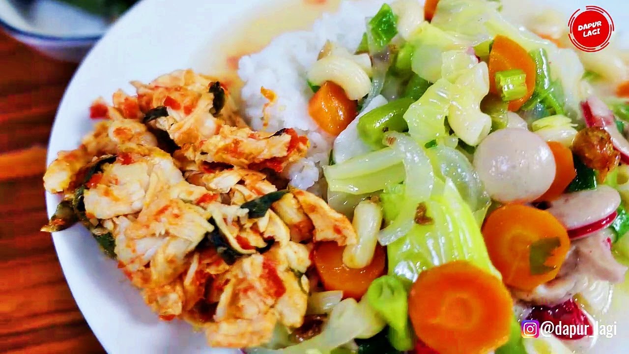 BIKIN MAKIN SEMANGAT PUASA! MENU BUKA PUASA DAY 6 | PEPES AYAM SUWIR KEMANGI SUP MAKARONI SOSIS