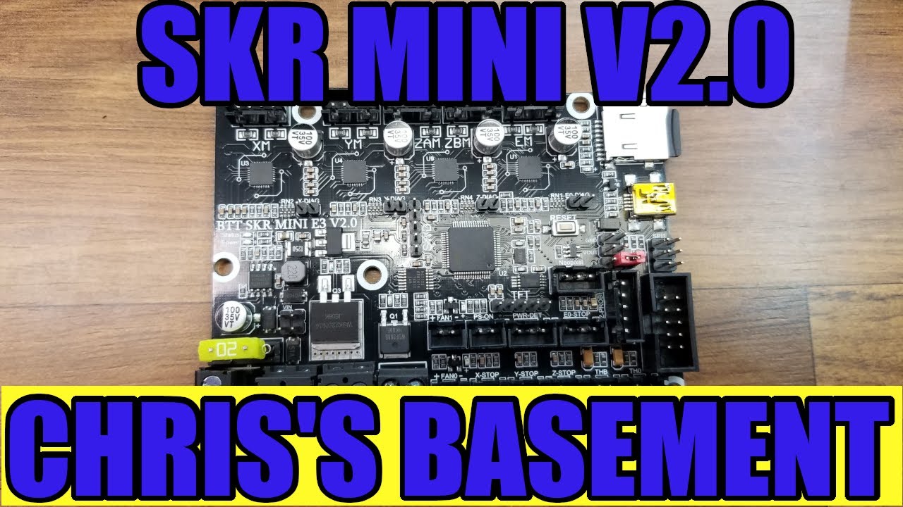 Big Tree Tech SKR Mini E3  V2.0 - Silent Main Board - Install - Chris's Basement