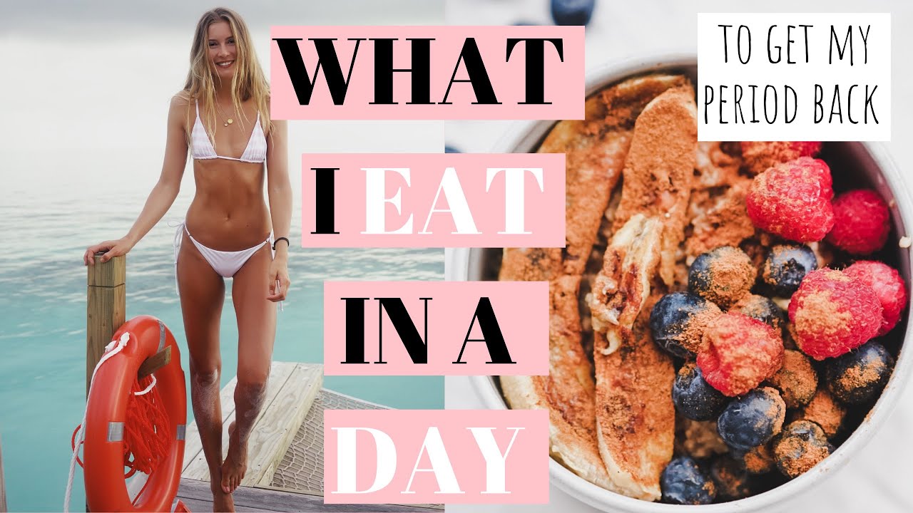 WHAT I EAT IN A DAY TO GET MY PERIOD BACK // EASY VEGAN, INTERMITTENT FASTING + SEED CYCLING⚡️🌱