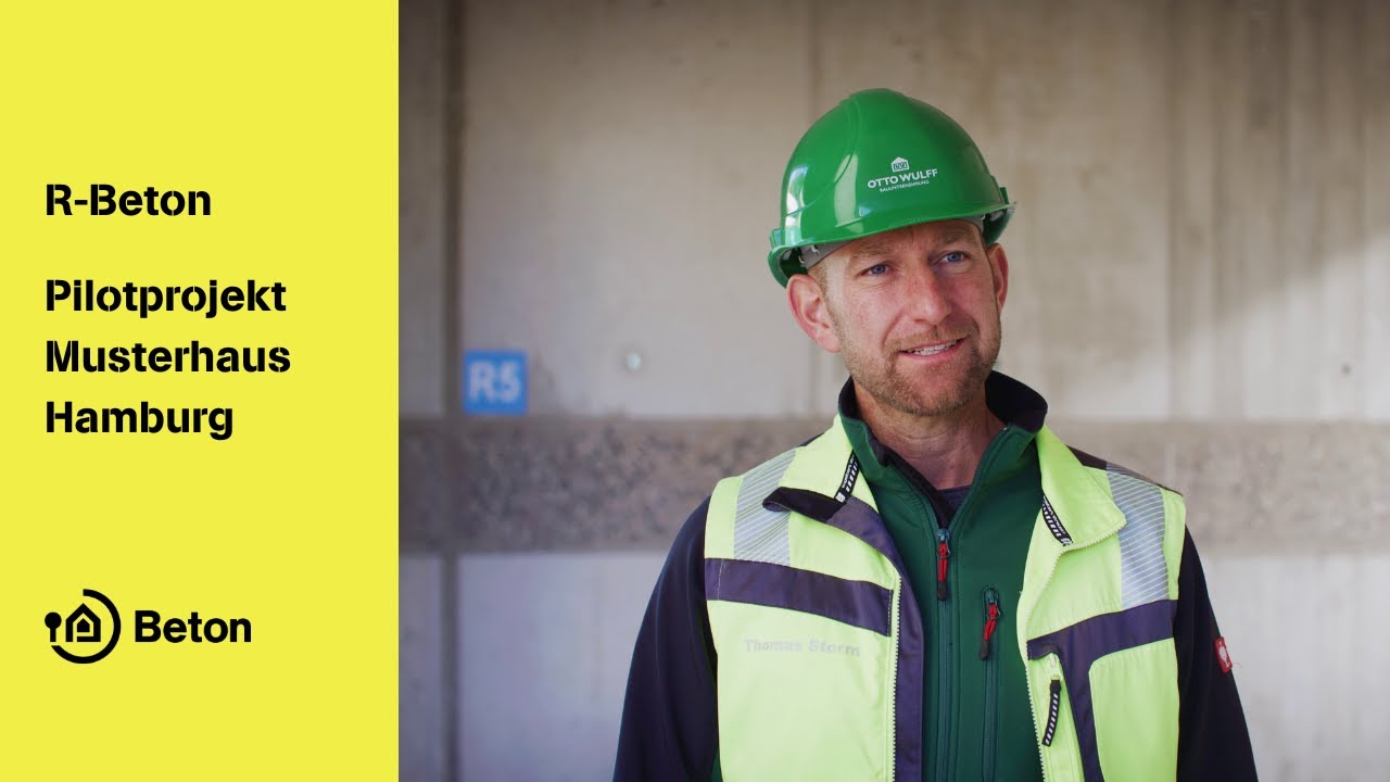 Ressourcenschonend – R-Beton – Pilotprojekt Musterhaus Hamburg #NachhaltigBauenMitBeton | S02 E04