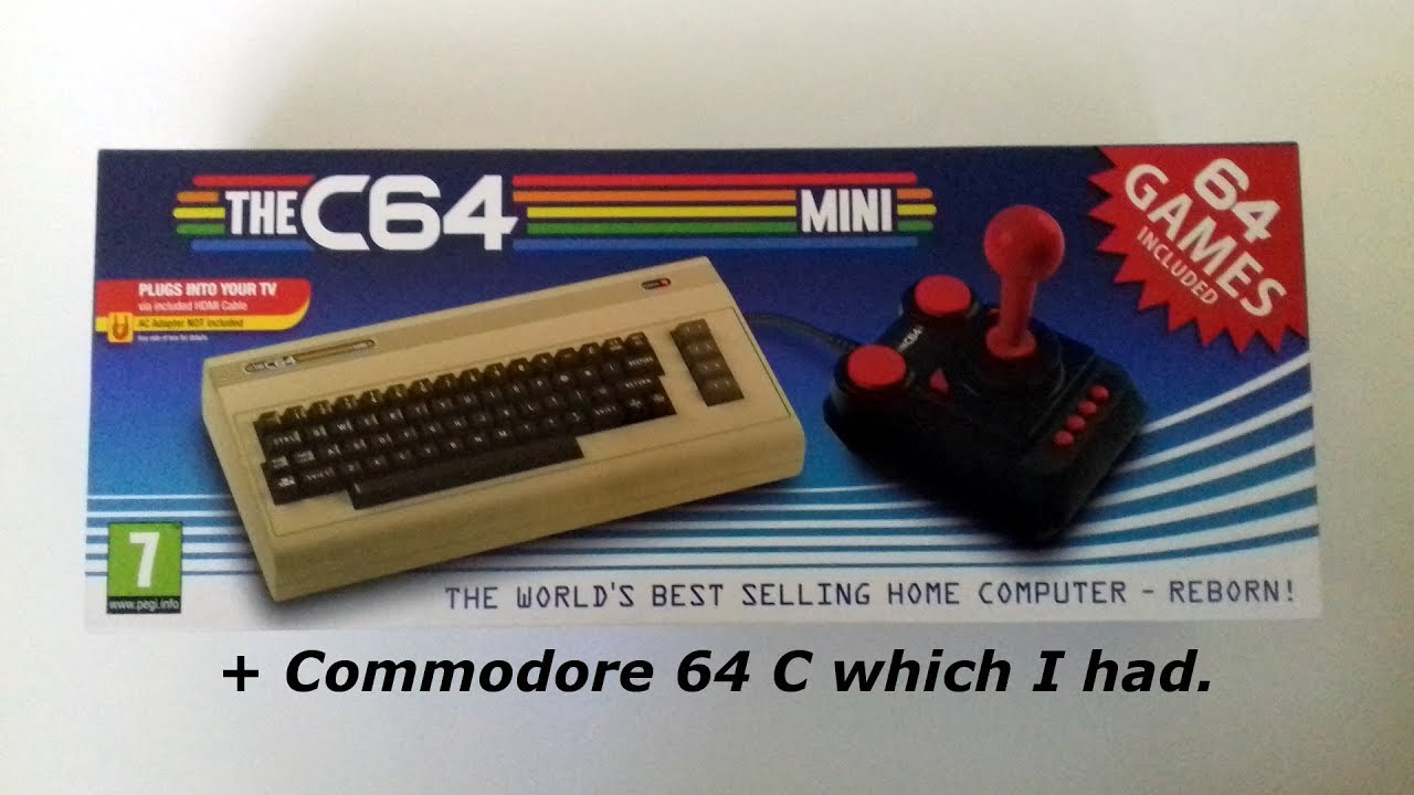 The C-64 Mini and Commodore 64 C I used to have