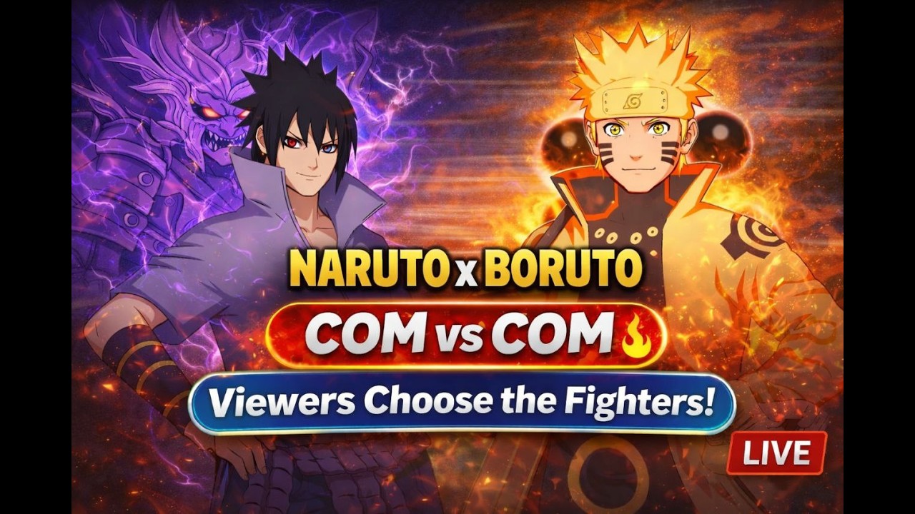 NARUTO X BORUTO Ultimate Ninja STORM CONNECTION | COM vs COM (Chat Chooses!)