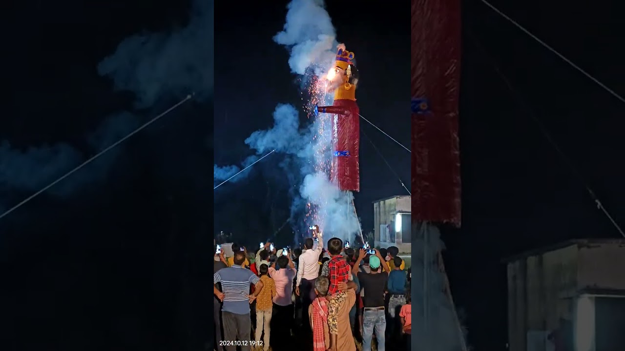 Makhnahi durga pooja Ravan dahan 2024