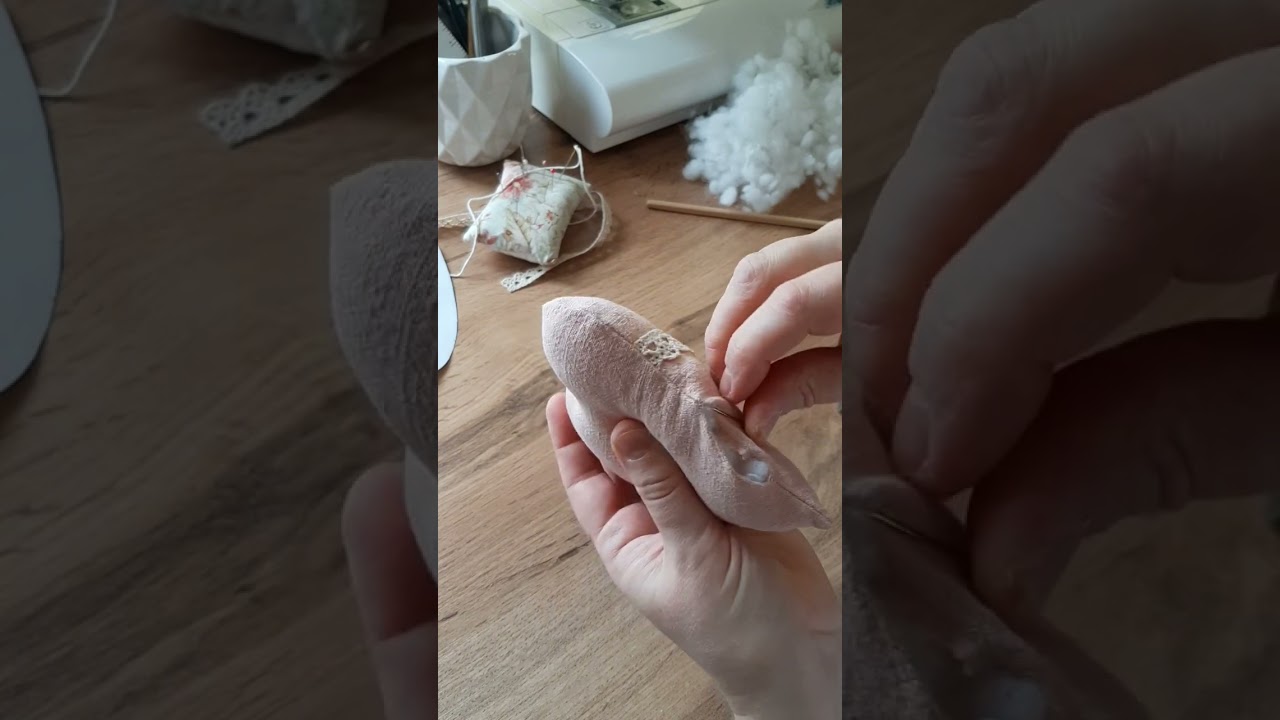 How to make fabric Heart for Valentine's day Sewing tutorial