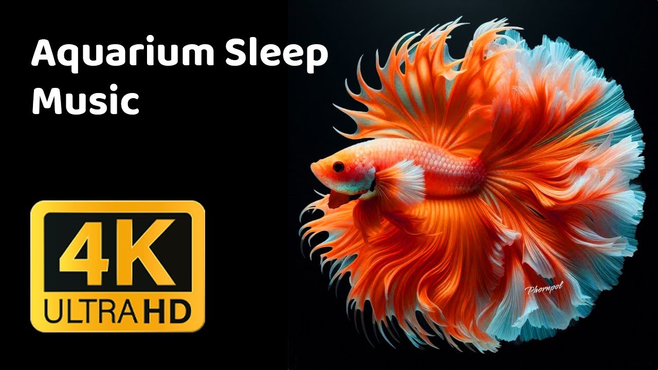Aquarium Sleep Music 🐠 Deep Relaxation, Stress Relief & Peaceful Night Sleep