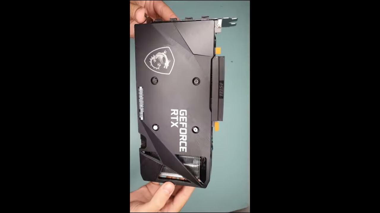 MSI GeForce RTX 3060 VENTUS 2X 12GB GDDR6 Unboxing #Shorts