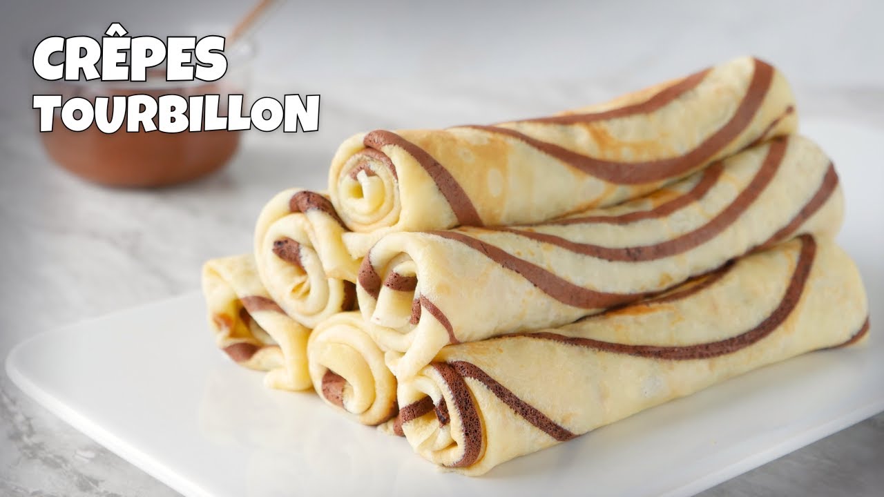 CRÊPES TOURBILLON 🌪️🍫 – La Recette Facile et Originale pour la Chandeleur