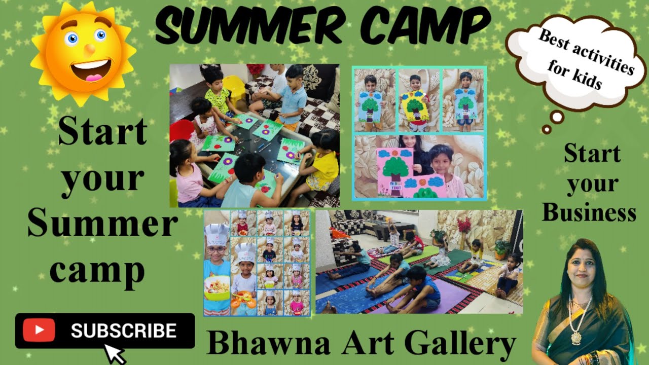 Summer Camp Activities for kids || how to start a summer camp at home || Bhawna Art Gallery