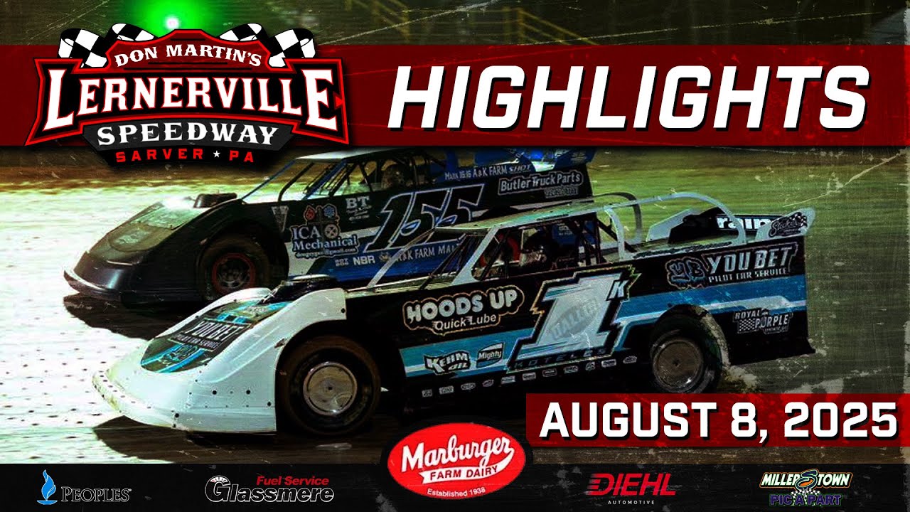Lernerville Speedway // August 8, 2025 // Highlights