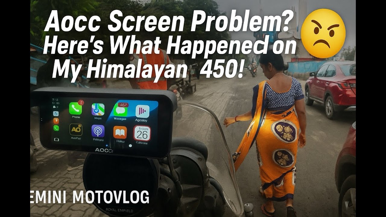 Проблема с моим видеорегистратором Aoocci C6 Pro за 17 000 рупий 😤 | Реальный обзор Himalayan 450!