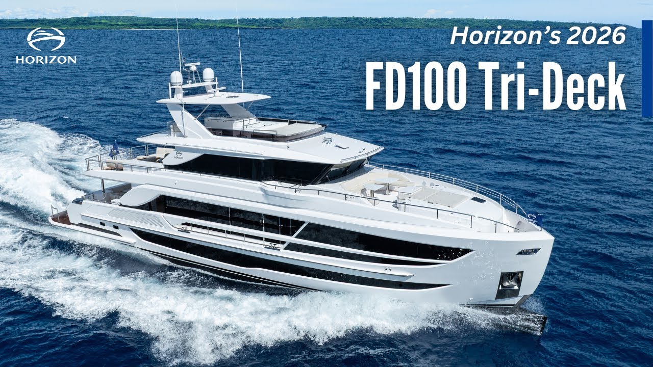 Horizon FD100 Walkthrough | Tri-Deck Luxury Motor Yacht