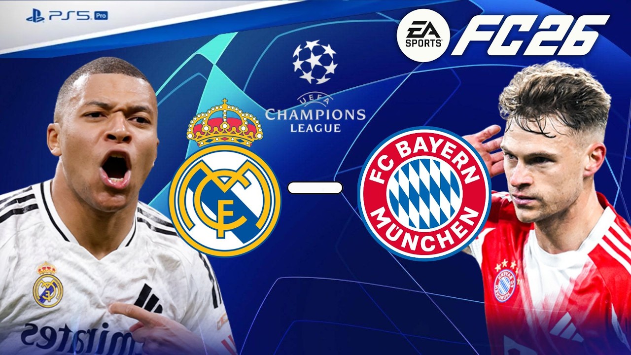 FC 26 Realistic Gameplay: Real Madrid vs Bayern Munich | EPIC Madrid Comeback 🔥🏆⚪🌌