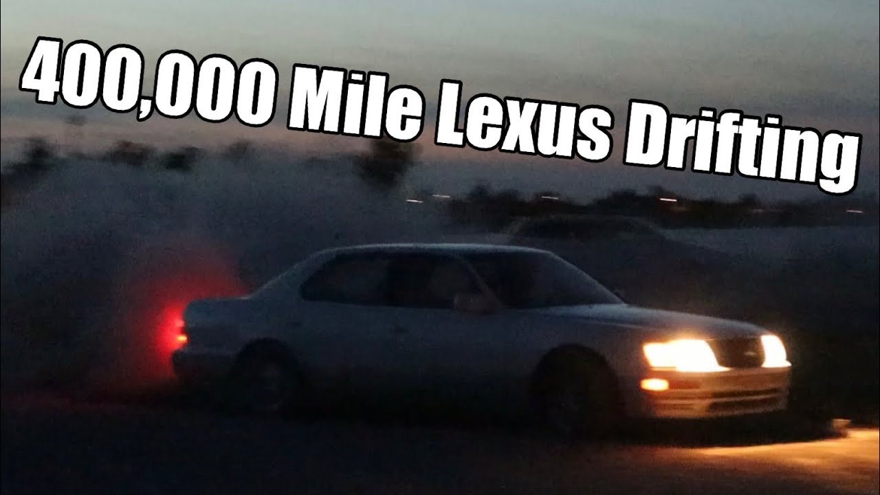 Дрифтую на моем Lexus LS400 с пробегом 400 000 миль!