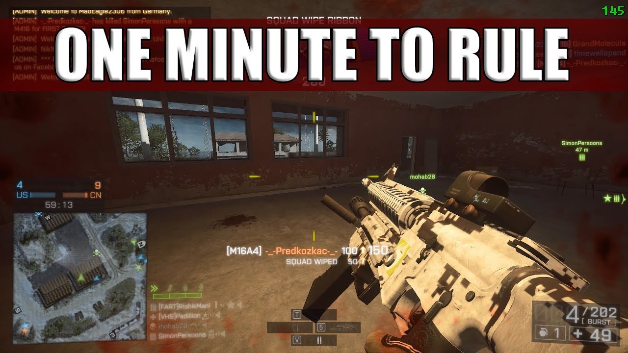 Longest One Minute To Rule Them All | PC | Battlefield 4 by HeXe