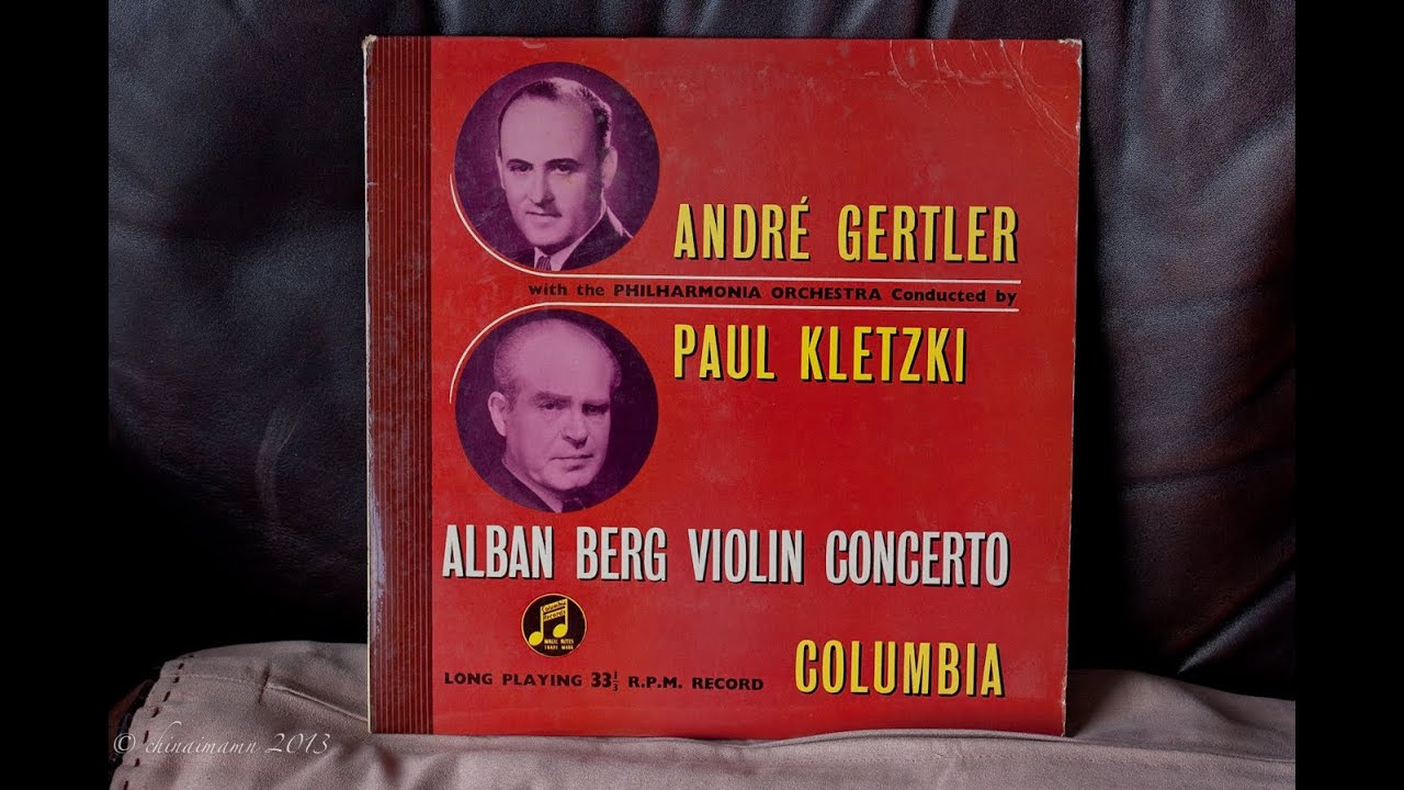Alan Berg Violin Concerto-Andre Gertler