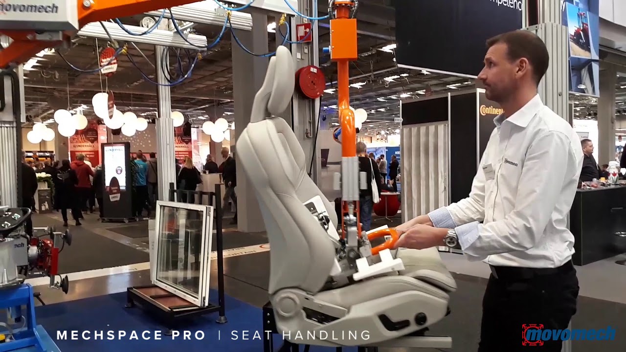 Industrial manipulator for automotive SEAT handling (demo) - Movomech Mechspace Pro&trade;