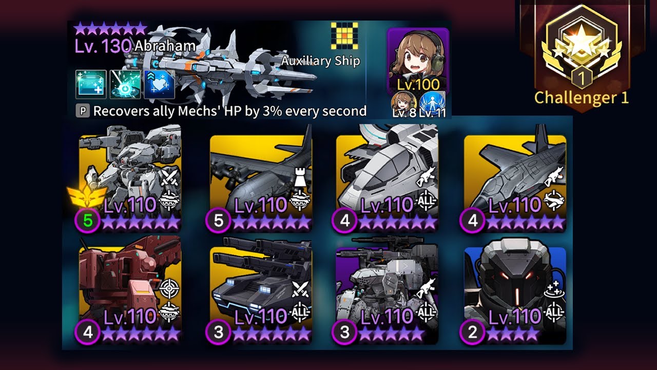 Challenger 1 Titan Mech PvP [Counter:Side SEA]