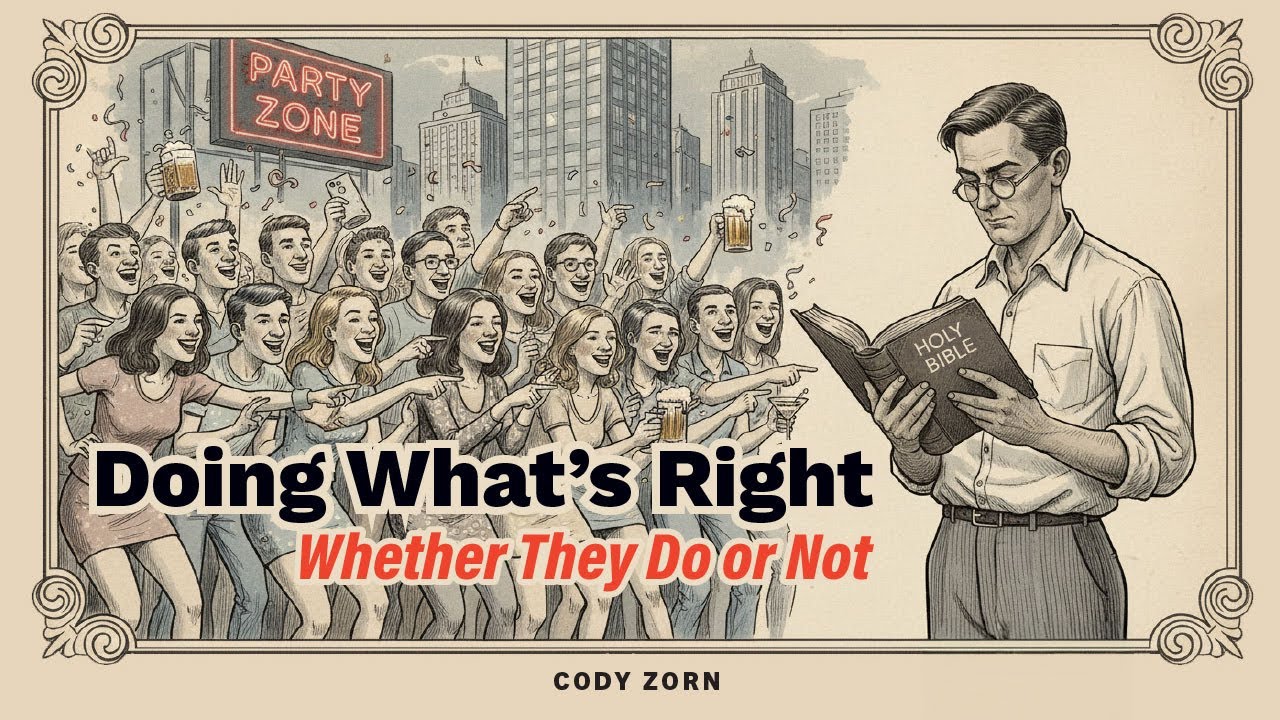 CODY ZORN -DOING WHAT'S RIGHT   WHETHER THEY DO OR NOT