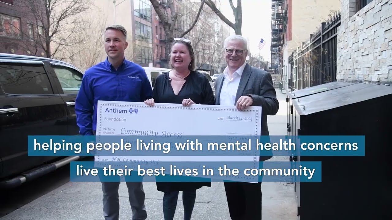 Anthem Foundation Check Event at East Village Access