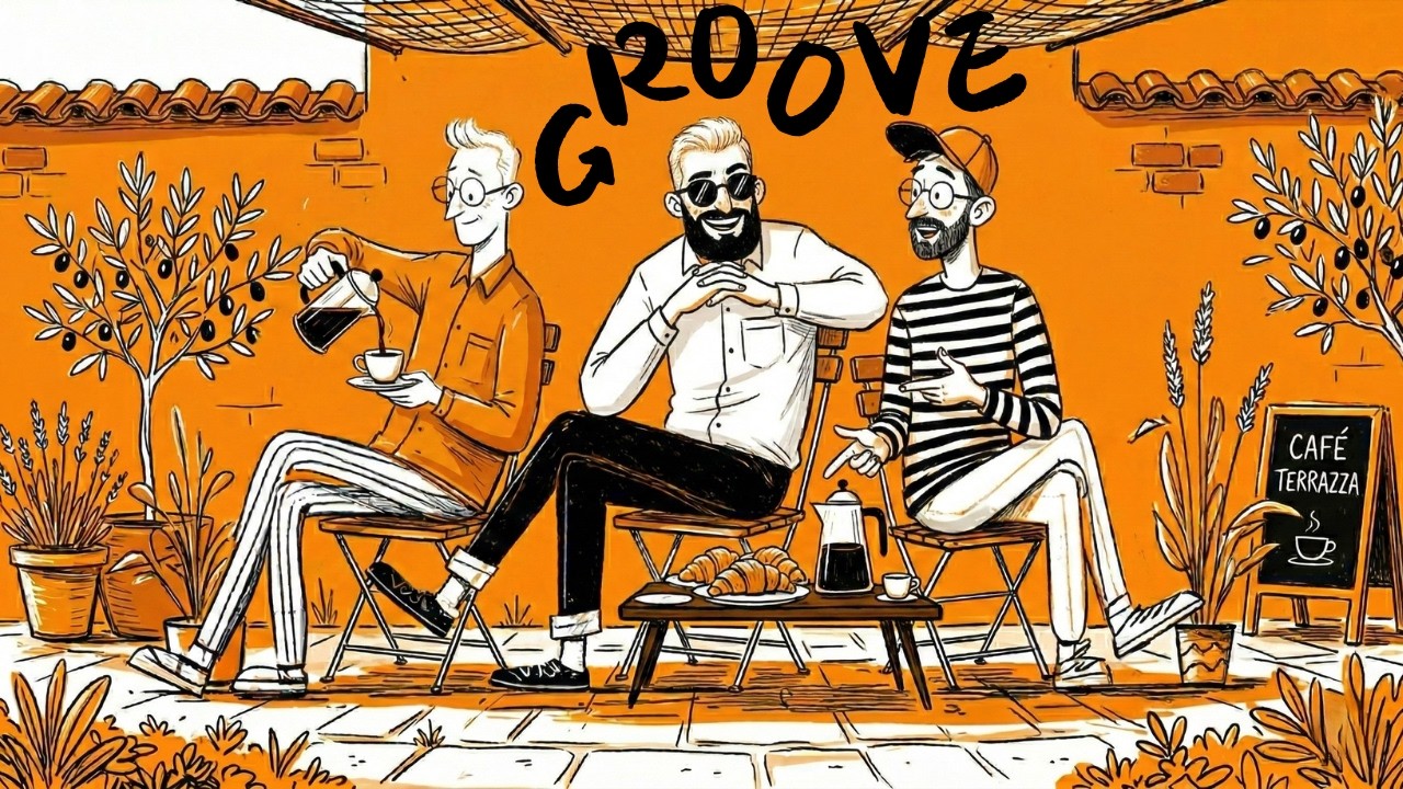 Cozy Terrace Lofi ☕ Groovy Jazzhop Beats for Focus & Productivity