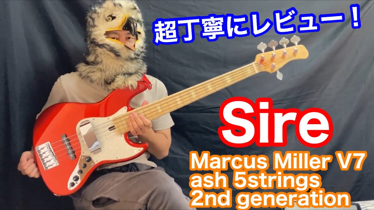 【超オススメ！】超丁寧にレビュー！Sire Marcus Miller V7 Ash 5st 2nd Generation / BMR  //  A very thorough review !