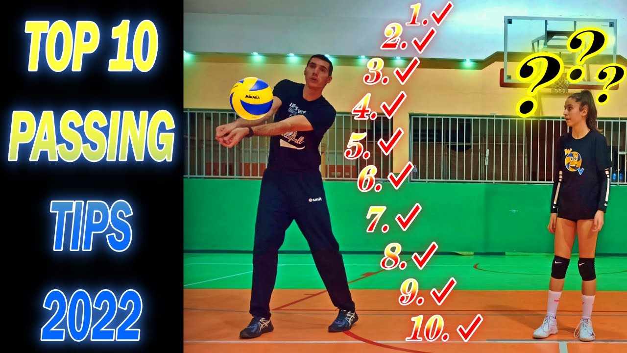 Volleyball Passing TOP 10 TIPS 2022