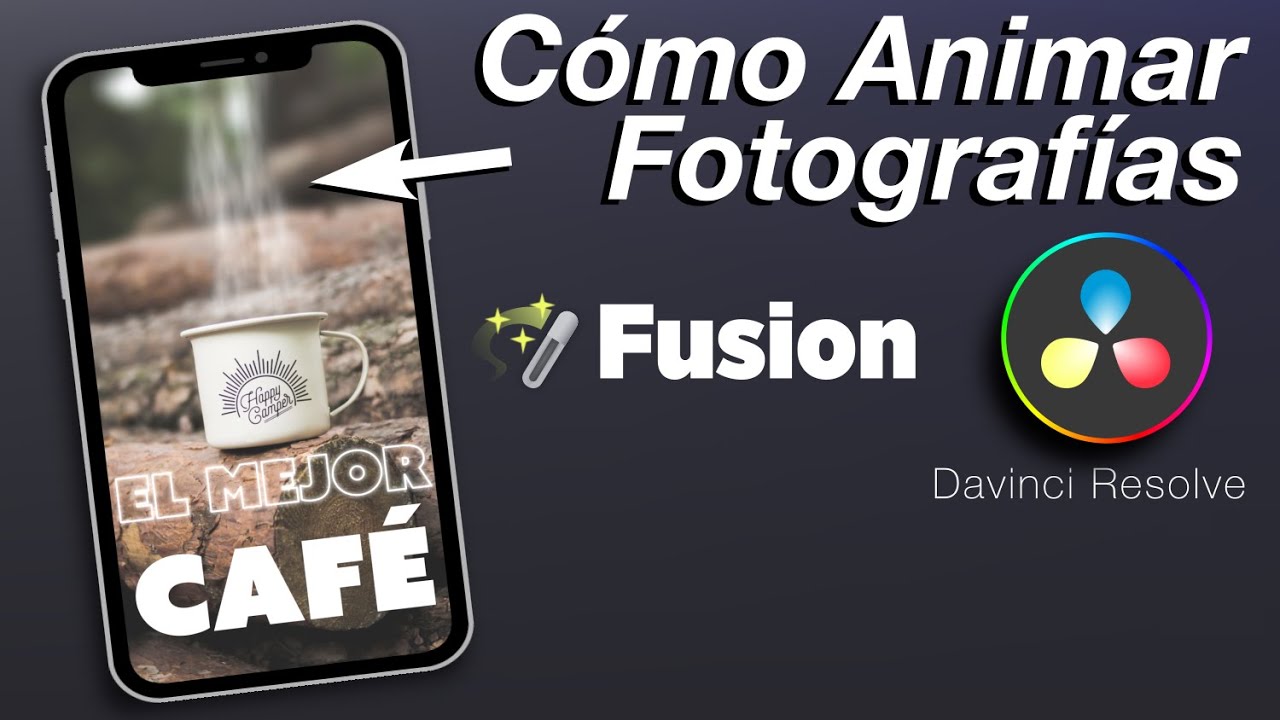 ¿Quieres Animar Fotografías? SIGUE estos pasos en Fusion || DaVinci Resolve