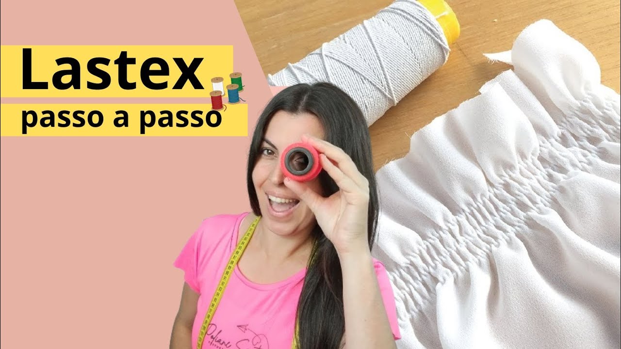 Passo a passo colocar lastex na máquina doméstica