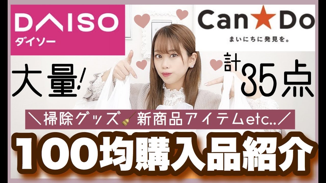 【100均購入品紹介】合計35点どどーんとご紹介✨大掃除グッズ🧽や便利グッズ・新商品etc..♡