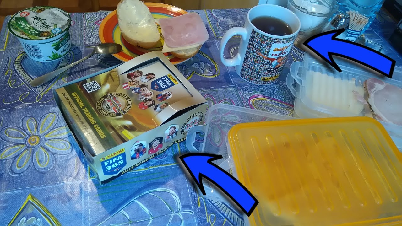 UNBOXING PODCZAS ŚNIADANIA FIFA 365 2017 UPDATE EDITION
