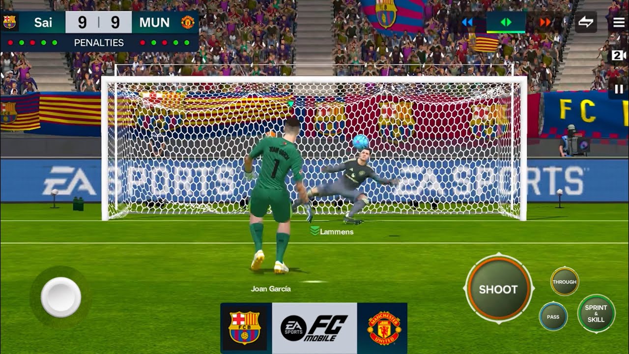Fc Mobile Penalty Shootout #28 FC Barcelona Vs Manchester United F.C #fcmobile26