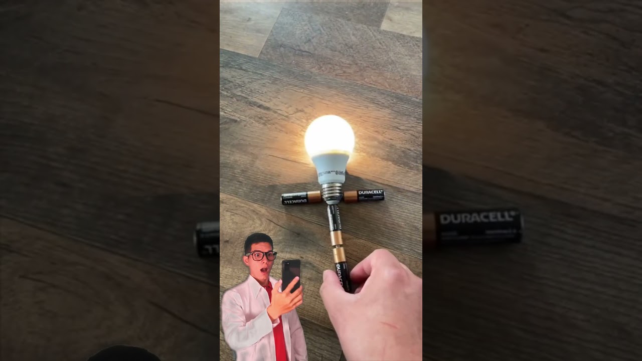 ¿Encenderá una bombilla LED con baterías? 💡🔋 