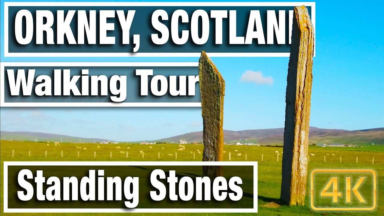 4K City Walks: Orkney Stone Circles on the Solstice - Virtual Walk Walking Treadmill Video