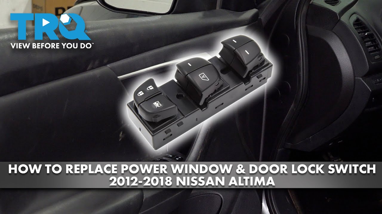 How to Replace Power Window & Door Lock Switch 2012-2018 Nissan Altima