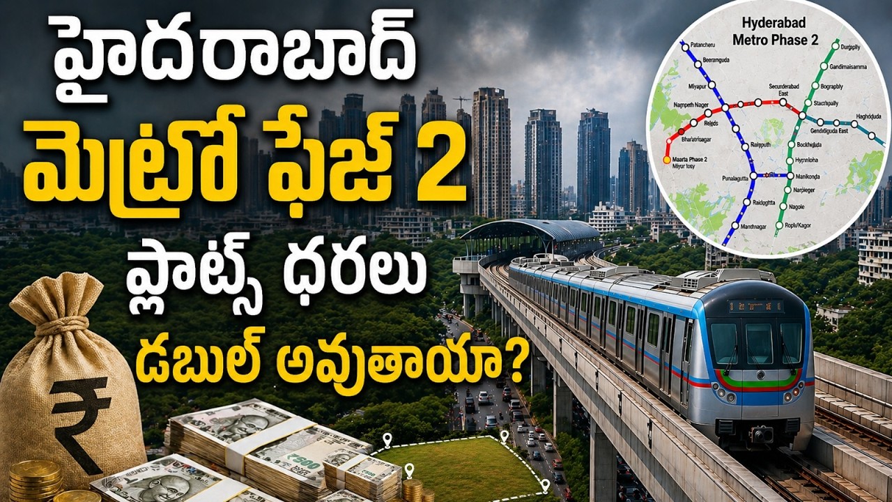Hyderabad Metro Rail Phase 2 Latest Updates | New Corridors & Route Details